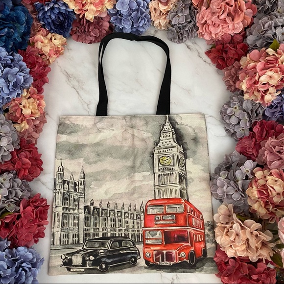Eco-Friendly London’s Big Ben Folding Tote Bag - Picture 2 of 16